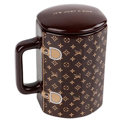 louis vuitton logo in gold coffee mug|Louis Vuitton tumbler cup.